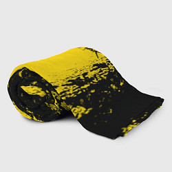 Плед флисовый Cyberpunk 2077 Samurai logo, цвет: 3D-велсофт — фото 2