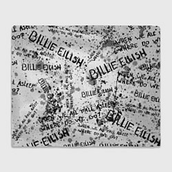 Плед флисовый BILLIE EILISH: Where Do We Go, цвет: 3D-велсофт