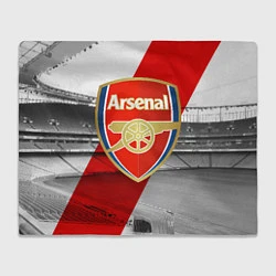 Плед флисовый Arsenal, цвет: 3D-велсофт