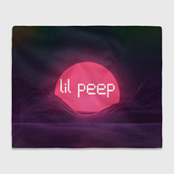 Плед флисовый Lil peepLogo, цвет: 3D-велсофт