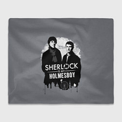 Плед флисовый Sherlock Holmesboy, цвет: 3D-велсофт