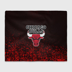 Плед флисовый CHICAGO BULLS, цвет: 3D-велсофт