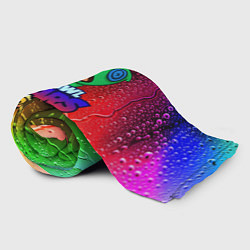 Плед флисовый BRAWL STARS LEON, цвет: 3D-велсофт — фото 2