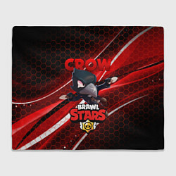 Плед флисовый BRAWL STARS CROW, цвет: 3D-велсофт