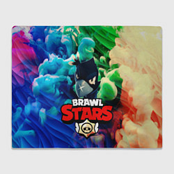 Плед флисовый Brawl Stars - Crow, цвет: 3D-велсофт