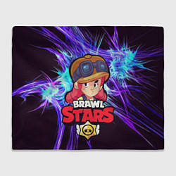 Плед флисовый Brawl Stars - Jessie, цвет: 3D-велсофт