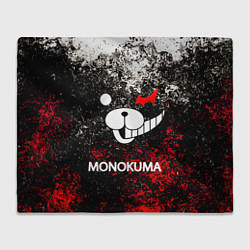Плед флисовый MONOKUMA, цвет: 3D-велсофт