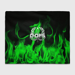 Плед флисовый C-OPSCRITICAL OPS, цвет: 3D-велсофт