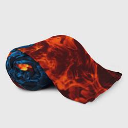Плед флисовый Огонь и вода, цвет: 3D-велсофт — фото 2
