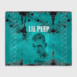 Плед флисовый Lil Peep, цвет: 3D-велсофт