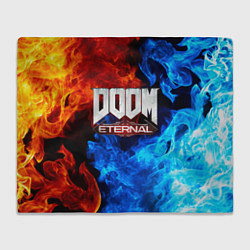 Плед флисовый DOOM ETERNAL, цвет: 3D-велсофт