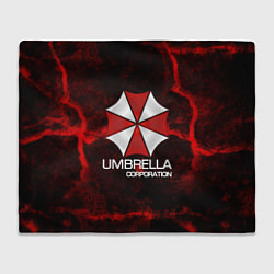 Плед флисовый UMBRELLA CORP, цвет: 3D-велсофт