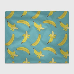 Плед флисовый Банановый дождь, цвет: 3D-велсофт