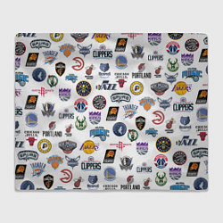 Плед флисовый NBA Pattern, цвет: 3D-велсофт