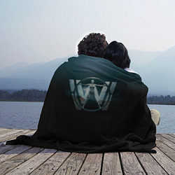 Плед флисовый Westworld Logo, цвет: 3D-велсофт — фото 2