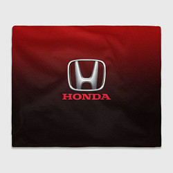 Плед флисовый HONDA, цвет: 3D-велсофт