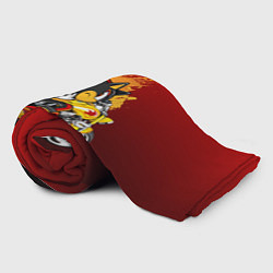 Плед флисовый Ёж Шедоу, цвет: 3D-велсофт — фото 2