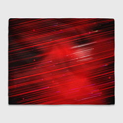 Плед флисовый Красный свет, цвет: 3D-велсофт