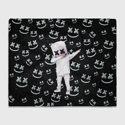 Плед флисовый Marshmello, цвет: 3D-велсофт