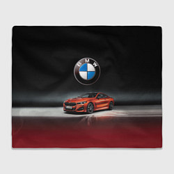 Плед флисовый BMW, цвет: 3D-велсофт