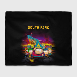 Плед флисовый Южный Парк, цвет: 3D-велсофт