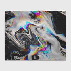 Плед флисовый DIGITAL ABSTRACT GLITCH, цвет: 3D-велсофт