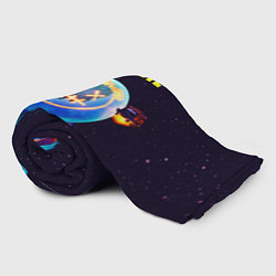 Плед флисовый Astro Jack Fortnite, цвет: 3D-велсофт — фото 2