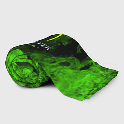 Плед флисовый MONSTER ENERGY, цвет: 3D-велсофт — фото 2