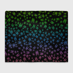 Плед флисовый PATTERN MONSTER ENERGY Z, цвет: 3D-велсофт