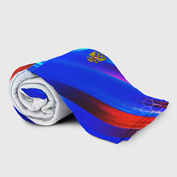 Плед флисовый RUSSIA SPORT, цвет: 3D-велсофт — фото 2