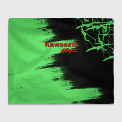 Плед флисовый Kawasaki, цвет: 3D-велсофт