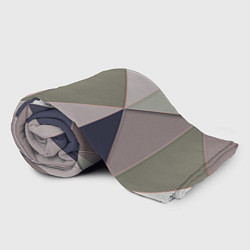 Плед флисовый Треугольники, цвет: 3D-велсофт — фото 2
