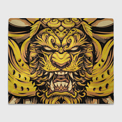 Плед флисовый Тигровая маска Ханья, цвет: 3D-велсофт