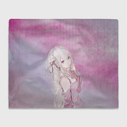 Плед флисовый Эмилия, цвет: 3D-велсофт