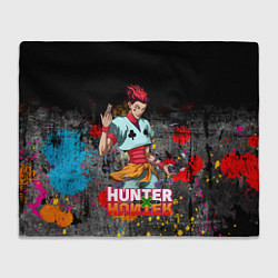 Плед флисовый Хисока Hunter x Hunter, цвет: 3D-велсофт
