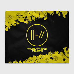 Плед флисовый TWENTY ONE PILOTS 21 PILOTS, цвет: 3D-велсофт