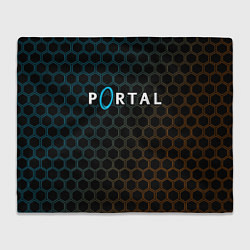 Плед флисовый PORTAL ПОРТАЛ, цвет: 3D-велсофт