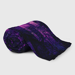 Плед флисовый Purple-Wall, цвет: 3D-велсофт — фото 2