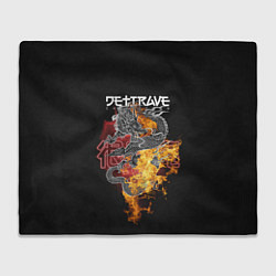 Плед флисовый Дети Rave China Town, цвет: 3D-велсофт