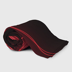 Плед флисовый Красное и Черное, цвет: 3D-велсофт — фото 2