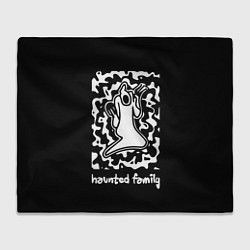 Плед флисовый Haunted Family Kizaru, цвет: 3D-велсофт