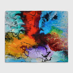 Плед флисовый Импрессия, цвет: 3D-велсофт