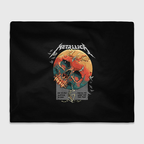Плед Metallica / 3D-Велсофт – фото 1