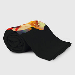 Плед флисовый Аска Евангелион Nerv, цвет: 3D-велсофт — фото 2