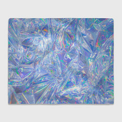 Плед флисовый 3d ice glitch, цвет: 3D-велсофт