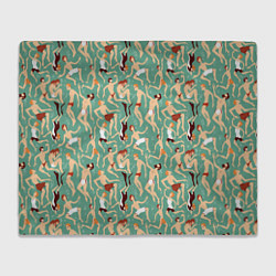 Плед флисовый Пловцы, цвет: 3D-велсофт