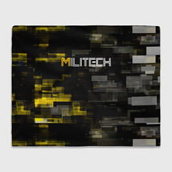 Плед флисовый MILITECH камуфляж Cyberpunk 2077, цвет: 3D-велсофт