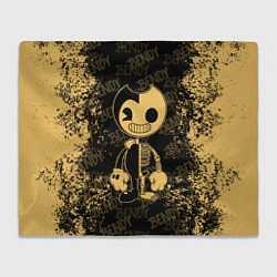 Плед флисовый Bendy And The Ink Machine краска, цвет: 3D-велсофт