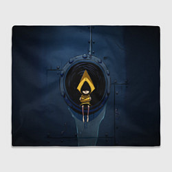 Плед флисовый Little Nightmares Хоррор, цвет: 3D-велсофт