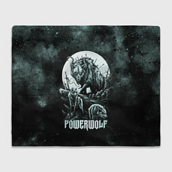 Плед флисовый Powerwolf, цвет: 3D-велсофт